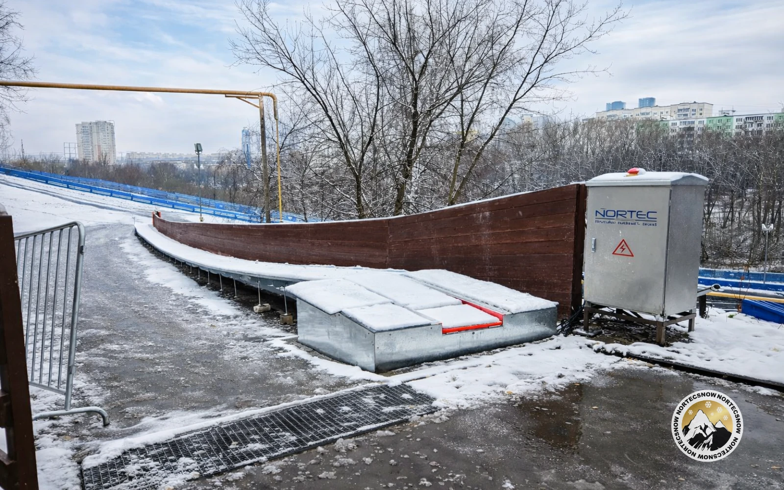 Ленточные подъёмники (траволаторы) Nortec готовы к сезону на Горнолыжном комплексе Кант, Москва!